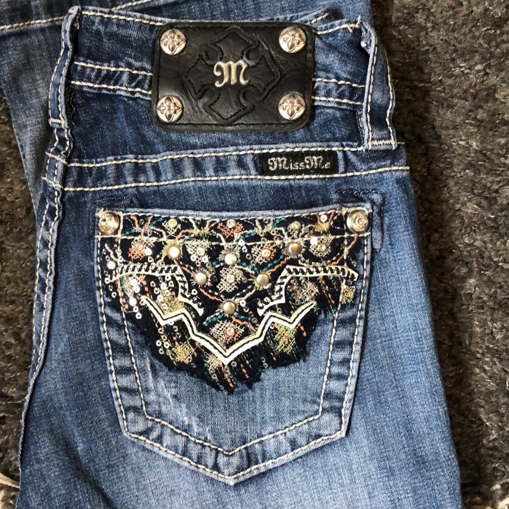 Medium Wash Miss Me Bootcut Jeans